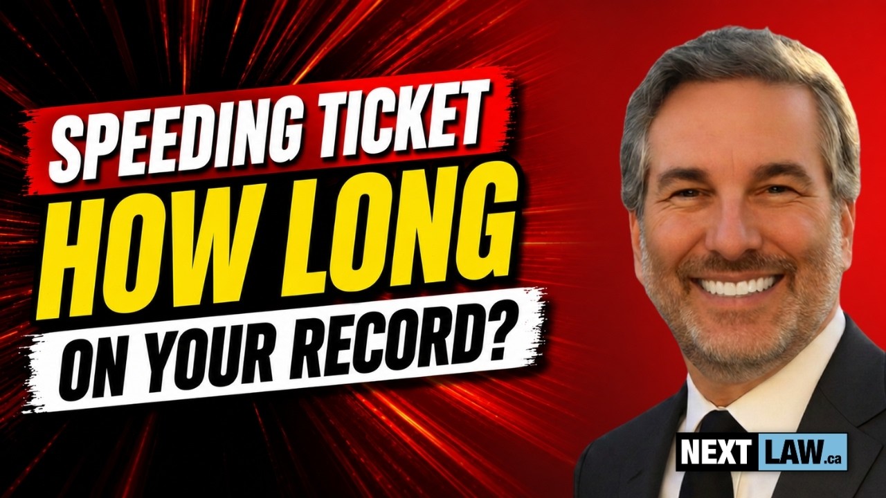 Video thumbnail for NextLaw's guide: How Long Does a Speeding Ticket Stay on Your Record in Ontario?