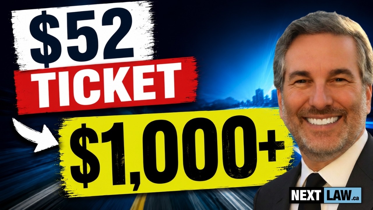 Video thumbnail for NextLaw's guide: How Much Is a Speeding Ticket in Ontario?