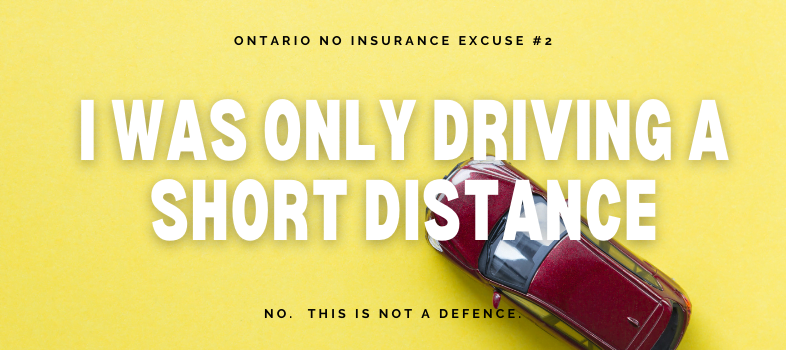 What are defences for No Insurance charges in Ontario?