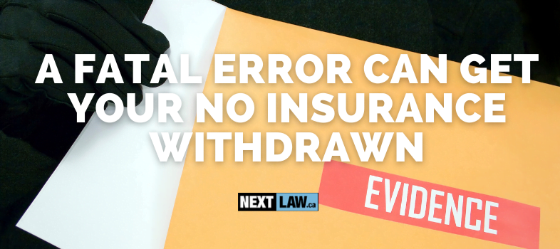 How can you beat your Driving Without Insurance charge in Ontario?