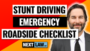 Stunt Driving Emergency roadside checklist