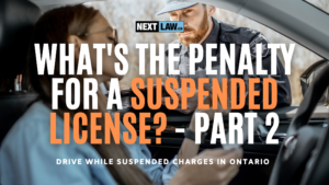What's the penalty for driving with a suspended license? PART 2: The 6-Month Driving Suspension