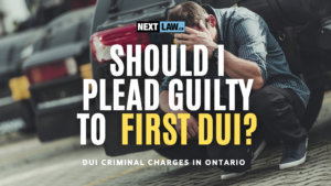 Should I Plead guilty to first DUI?