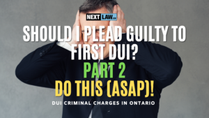 should i plead guilty to first dui - part 2 - do this asap