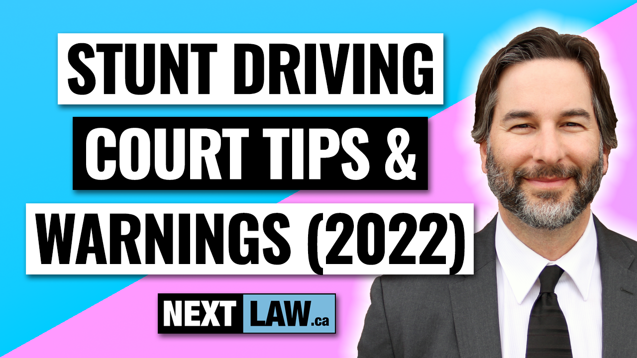 Stunt Driving charges in Ontario - Warnings and Tips 2022