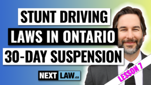 stunt driving laws in ontario 30 day suspension