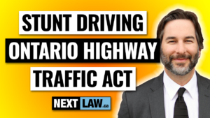 Stunt Driving and the Ontario Highway Traffic Act