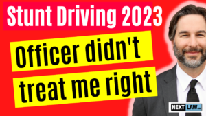 stunt driving ontario - the officer did not treat me right