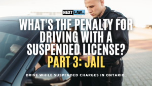 What's the penalty for driving with a suspended license? PART 3: JAIL