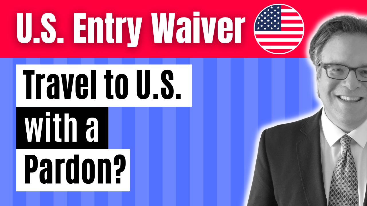 us entry waiver travel to us with pardon