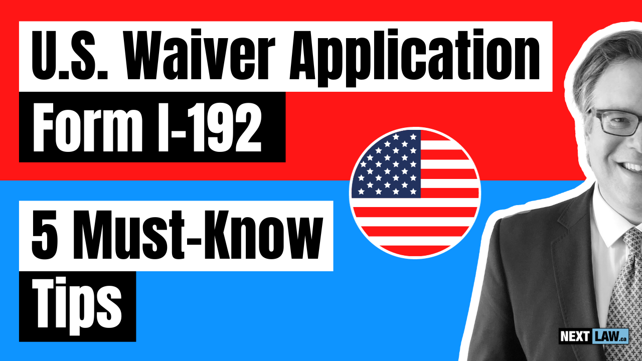 us waiver application form i-192