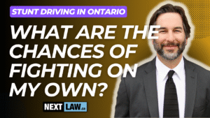 what are the chances of defending myself for stunt driving in ontario