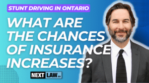 what are the chances of inurance increases for stunt driving in ontario