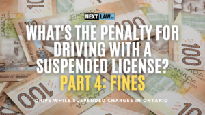 What's the penalty for driving with a suspended license? Part 4: Fines