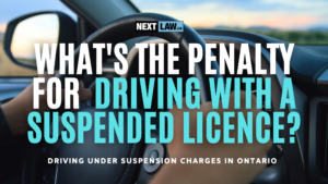 What's the penalty for driving with a suspended license?