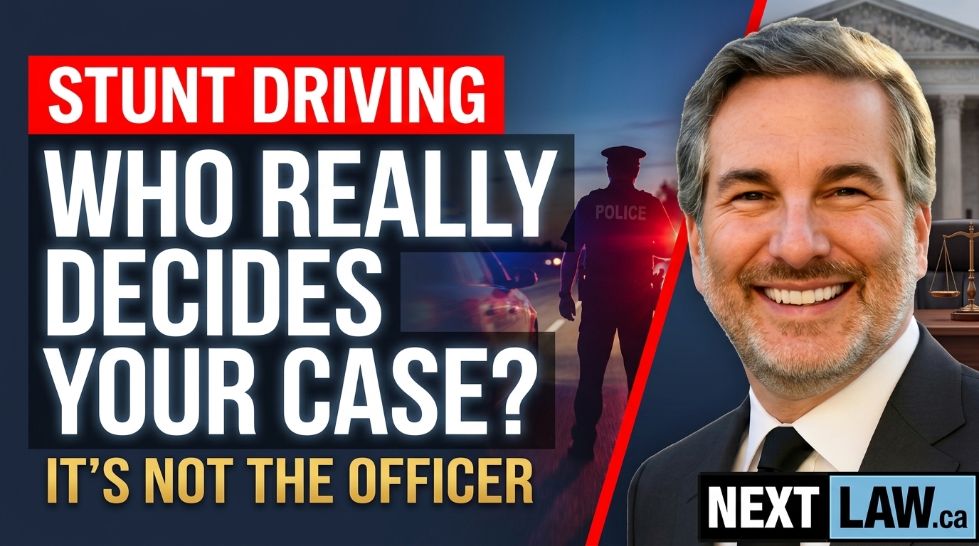 Who really decides your stunt driving case in Ontario — the Crown prosecutor, not the officer who stopped you